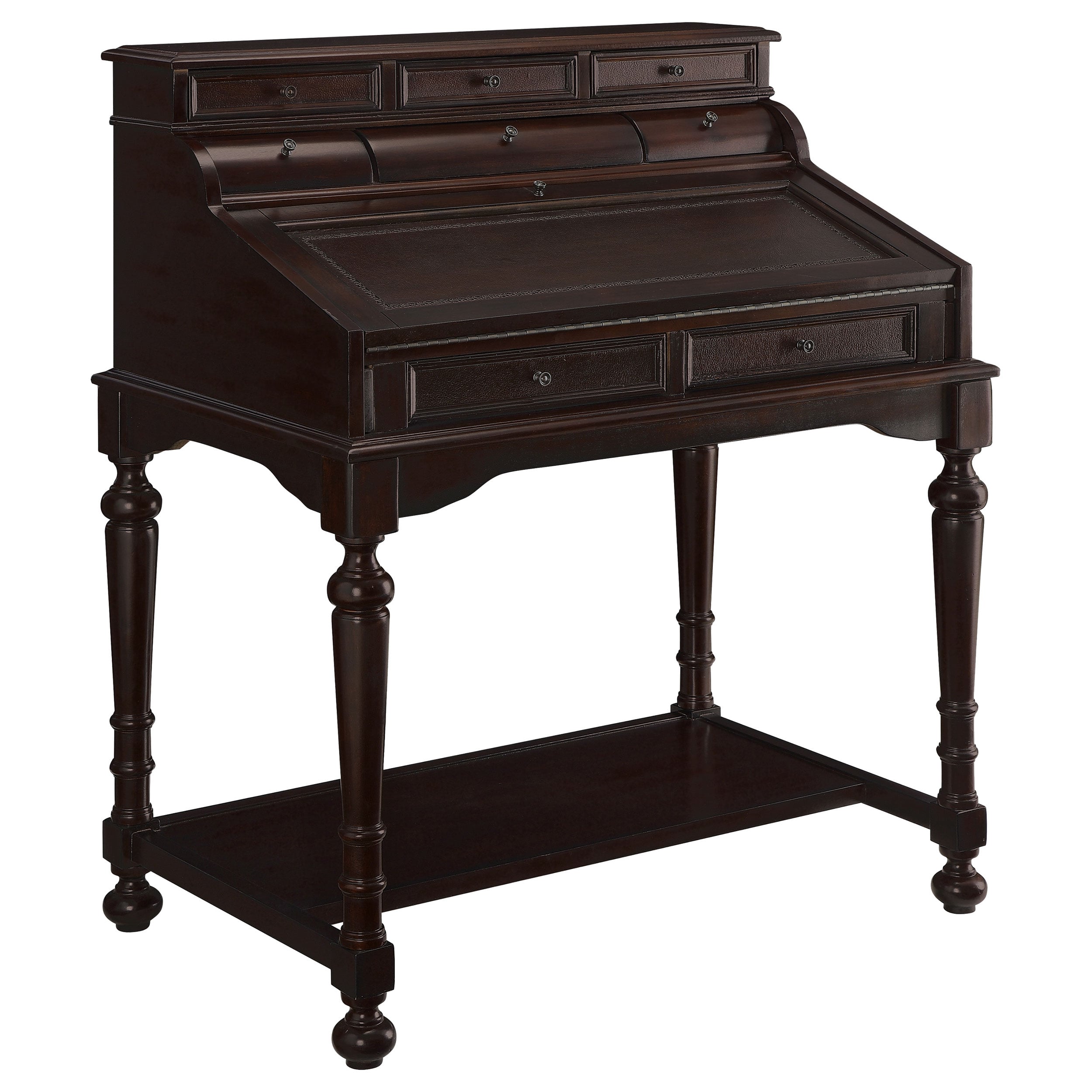 Milo 10-drawer Secretary Desk Warm