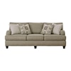 Fusion Furniture 4250 CROSSROADS MINK Sofa with T-Cushion Seats