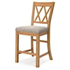Signature Design by Ashley Furniture Havonplane Upholstered Counter Height Barstool