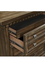 Elements International McCoy Cottage 7-Drawer Dresser with Dental Molding