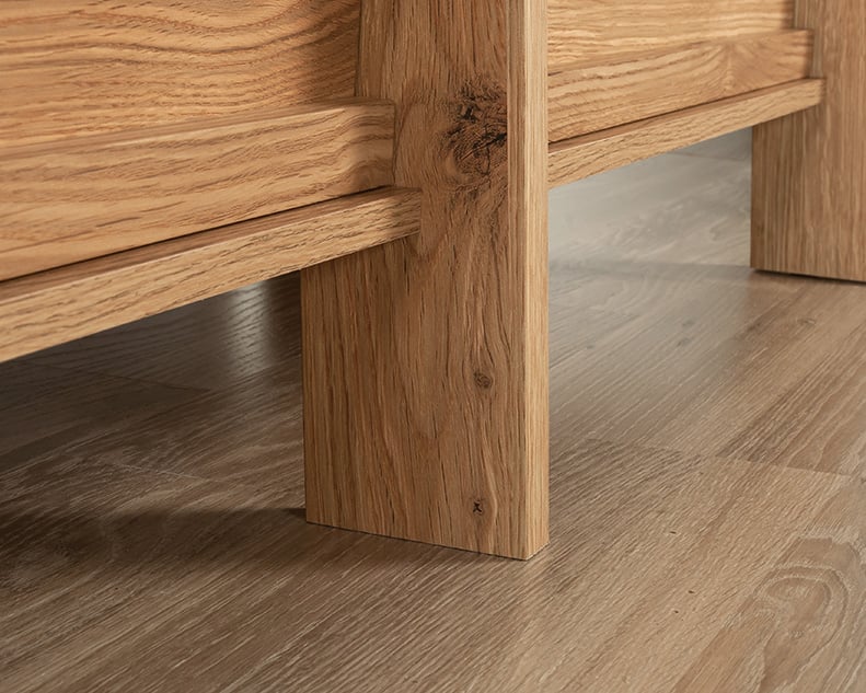 Sauder Trestle Modern Farmhouse Bedroom Dresser