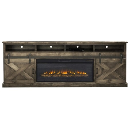 92" Fireplace Console