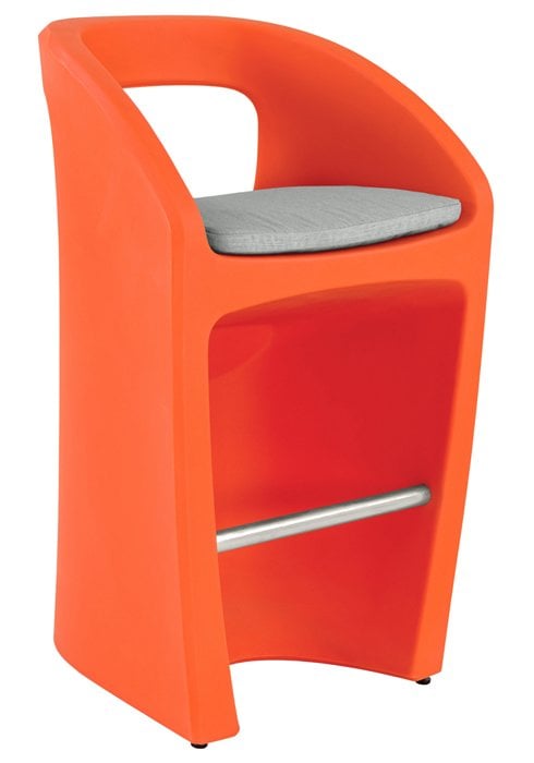 Radius Bar Stool With Pad
