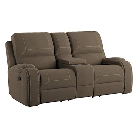 Reclining Console Loveseat