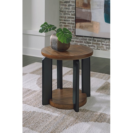 Round End Table