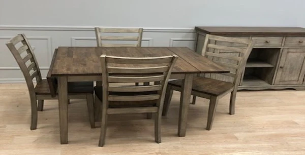 Rectangular Dining Table with Dropleafs