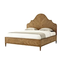 Transitional Arched California King Bed