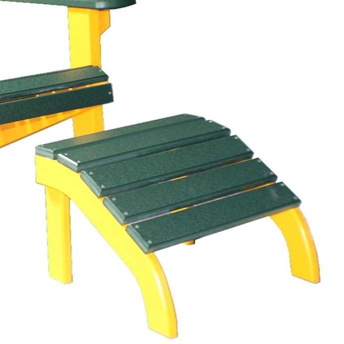 Classic Adirondack Beach Chair &amp; Ottoman Set