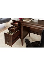 Aspenhome Jackson Traditional 62" 9-Drawr Executive Desk