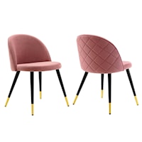 Performance Velvet Dining Chairs - Set of 2
