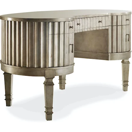 Fluted Kidney Desk