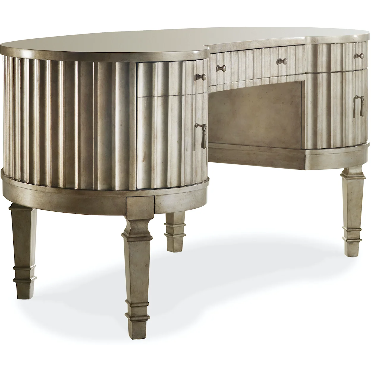 Hooker Furniture Melange Fluted Kidney Desk