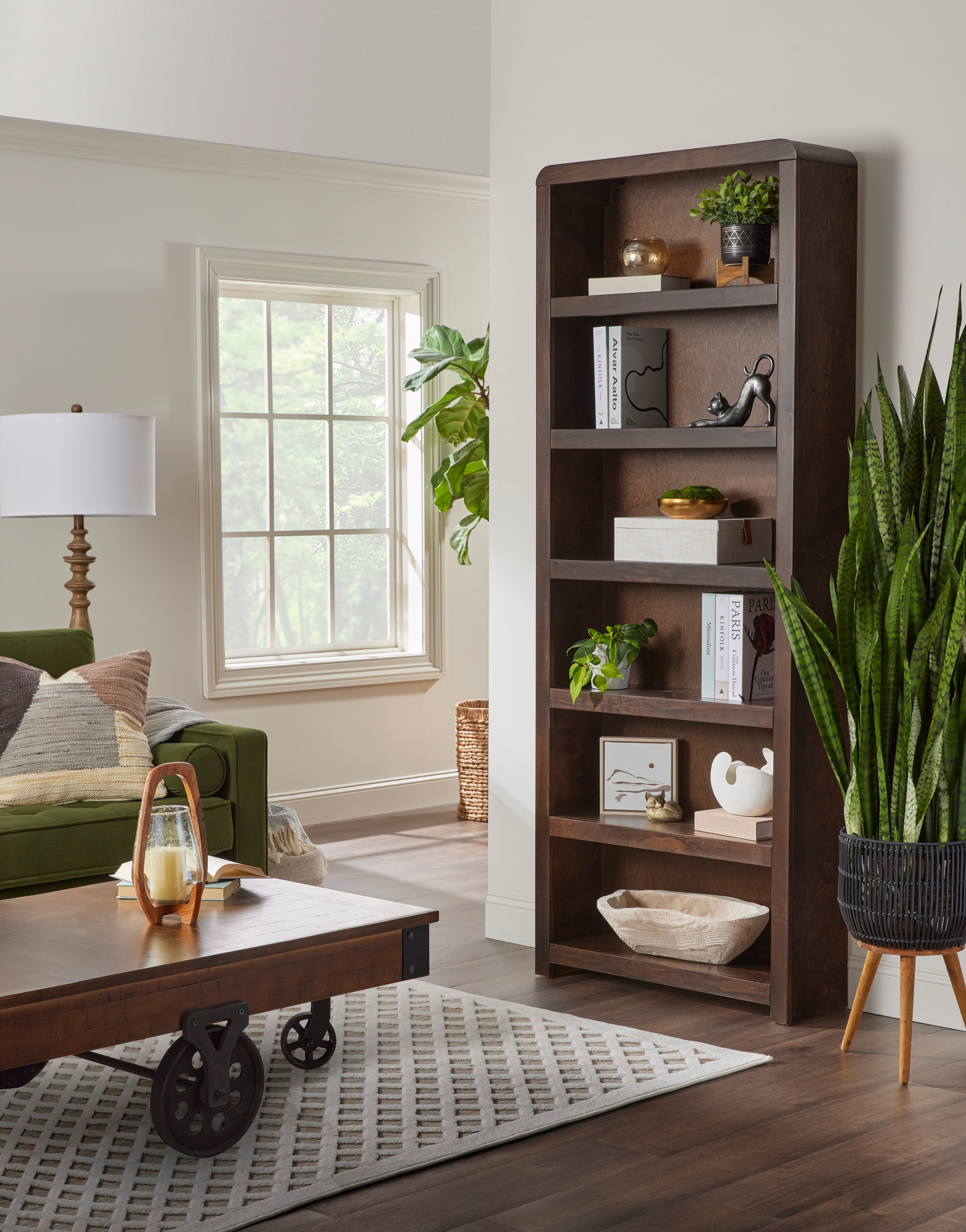 Aspenhome Taylor 6-Shelf 84" Bookcase