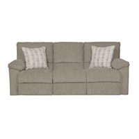 Manual Transitional Reclining Sofa
