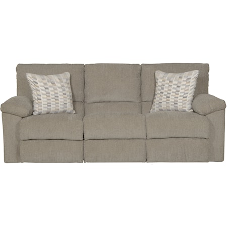 Transitional Power Reclining Sofa