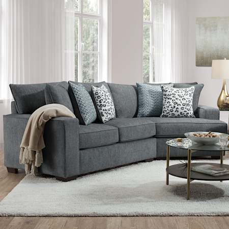 2-Piece Cuddler Sofa