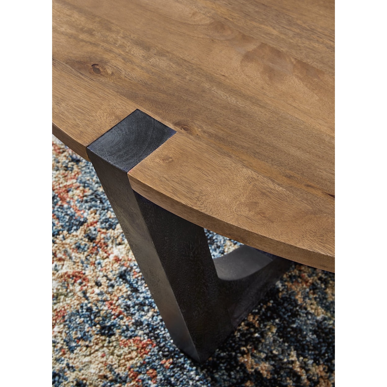 Ashley Furniture Signature Design Hanneforth Round Coffee Table