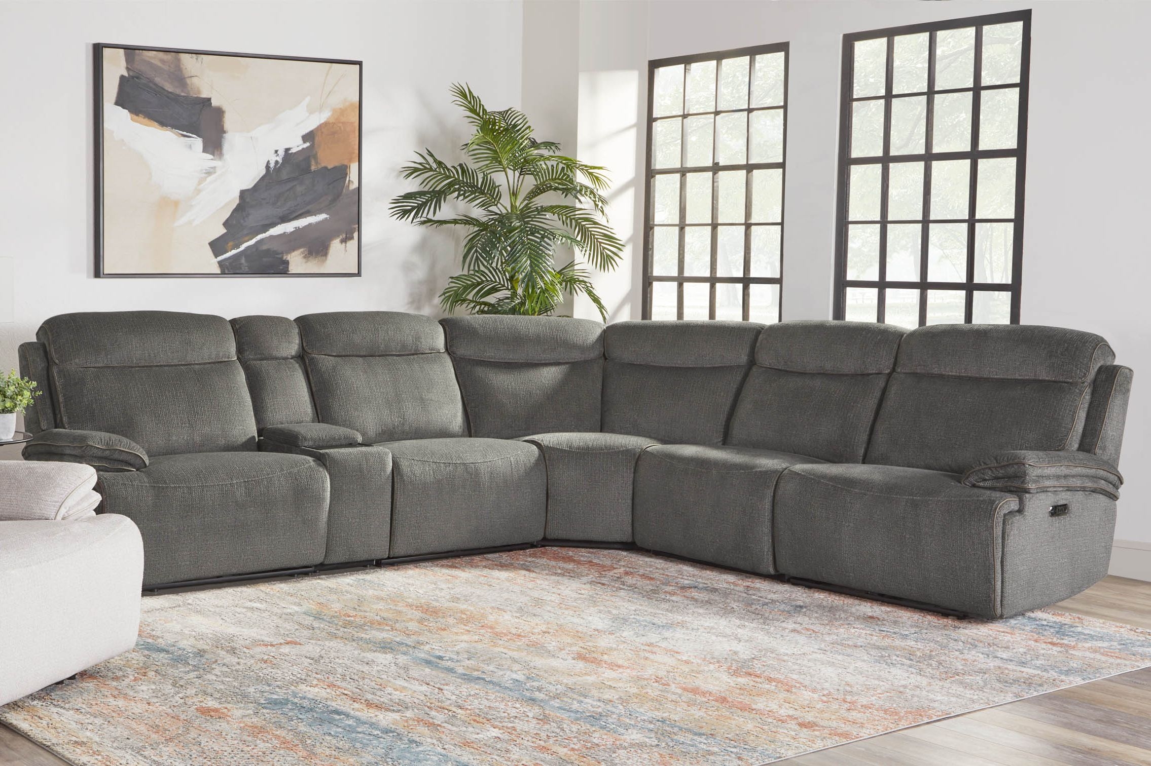 6-Piece Power Reclining Sectional Sofa