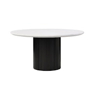 Contemporary Single Pedestal Dining Table