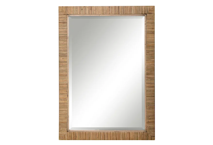 Cape Cape Natural Rattan Mirror by Uttermost at Mueller Furniture