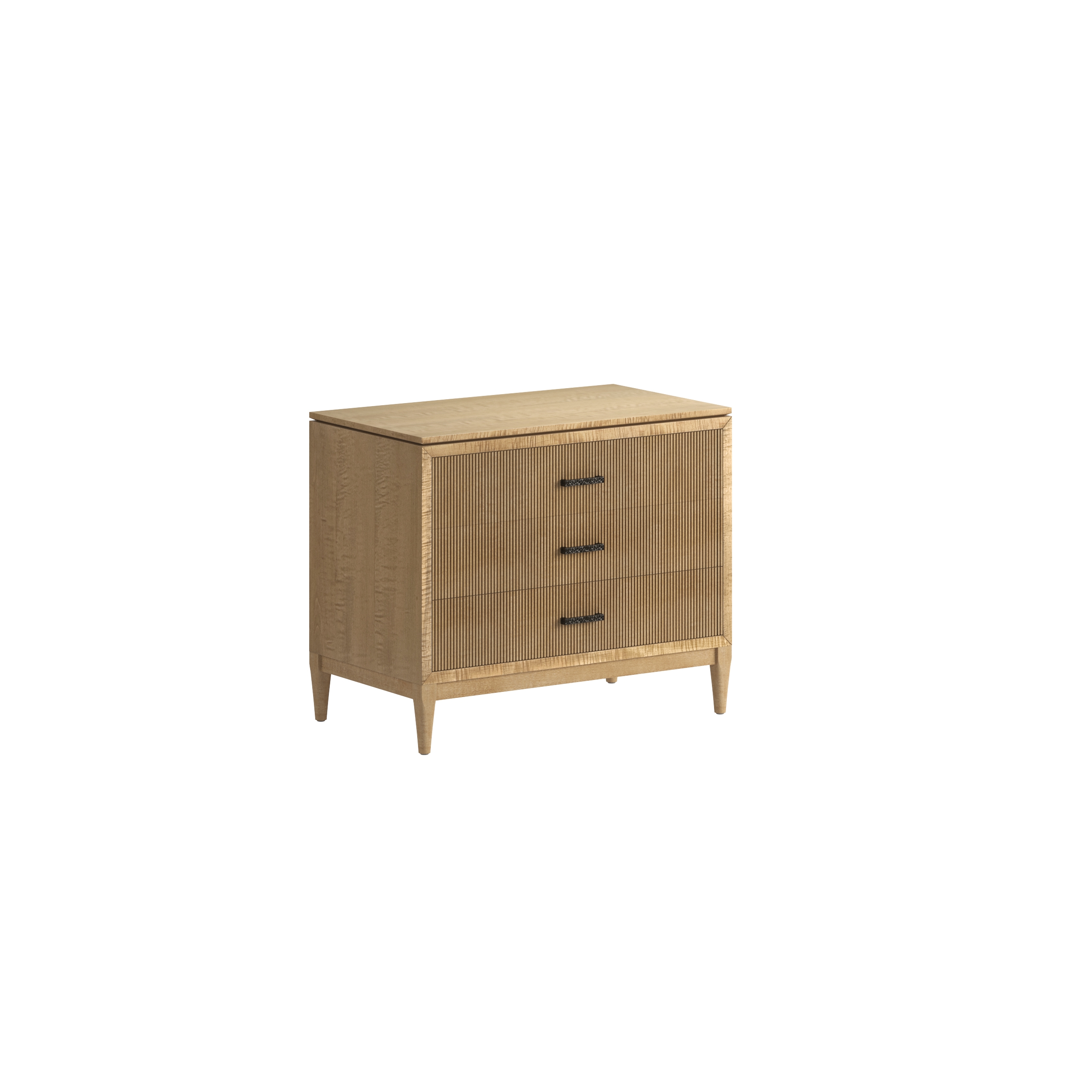 Reeded Bedside Chest