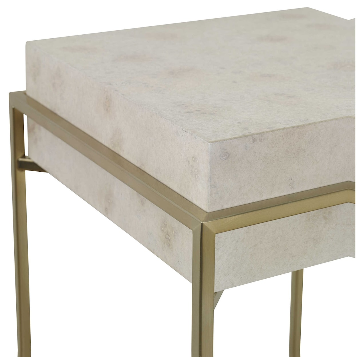 Uttermost Accent Furniture - Occasional Tables Inda Modern Ivory Plant Stand