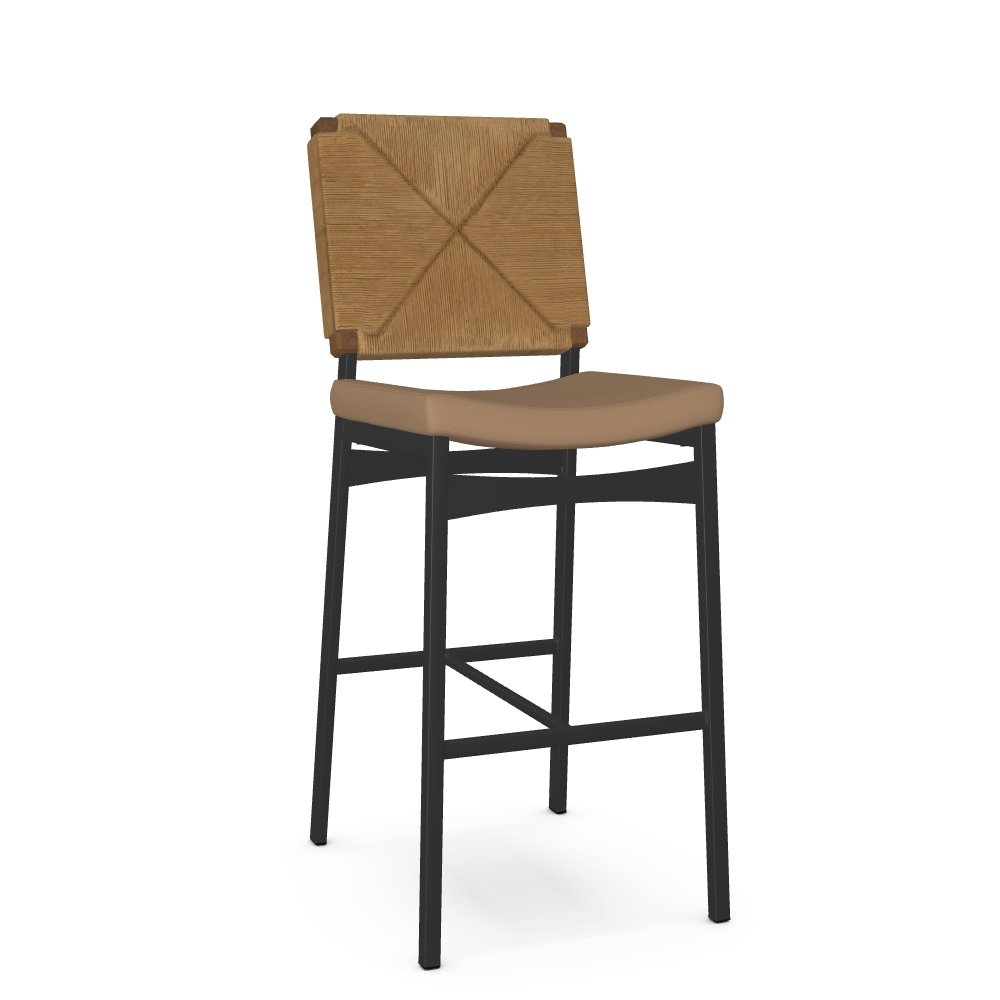 Woven Back Barstool