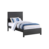 Transitional Panel Twin Bed