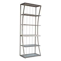 Contemporary Etagere with 5-Shelves