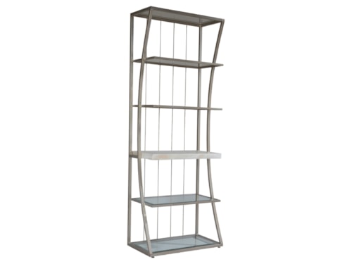 Contemporary Etagere with 5-Shelves