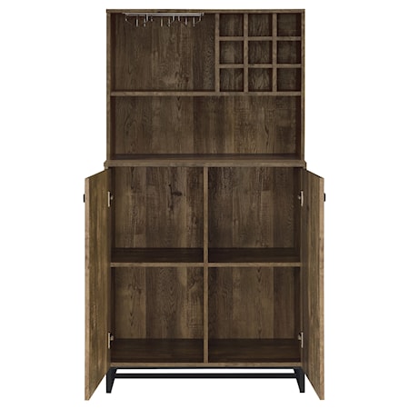 Mendoza Home Bar Cabinet Wine Storage