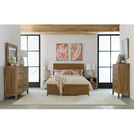 Transitional 5-Piece Queen Bedroom Set