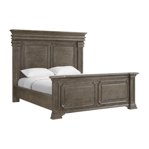 Traditional King Panel Bed