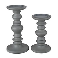 Vintage Casual Candle Holders (Set of 4)