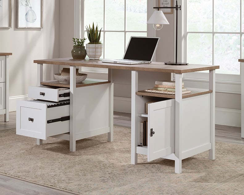 Sauder Cottage Road Double Pedestal Desk