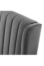 Modway Renew Parsons Performance Velvet Dining Side Chairs - Set of 2