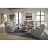 Best Home Furnishings Oren Power Rock Recline Loveseat w/ HR + Console