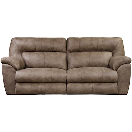 Casual Contemporary Power Reclining Sofa with USB Ports