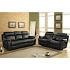 Homelegance Marille Reclining Console Loveseat