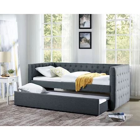 Contemporary Twin Daybed with Trundle