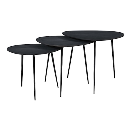 Nesting Table - Set of 3 - Black