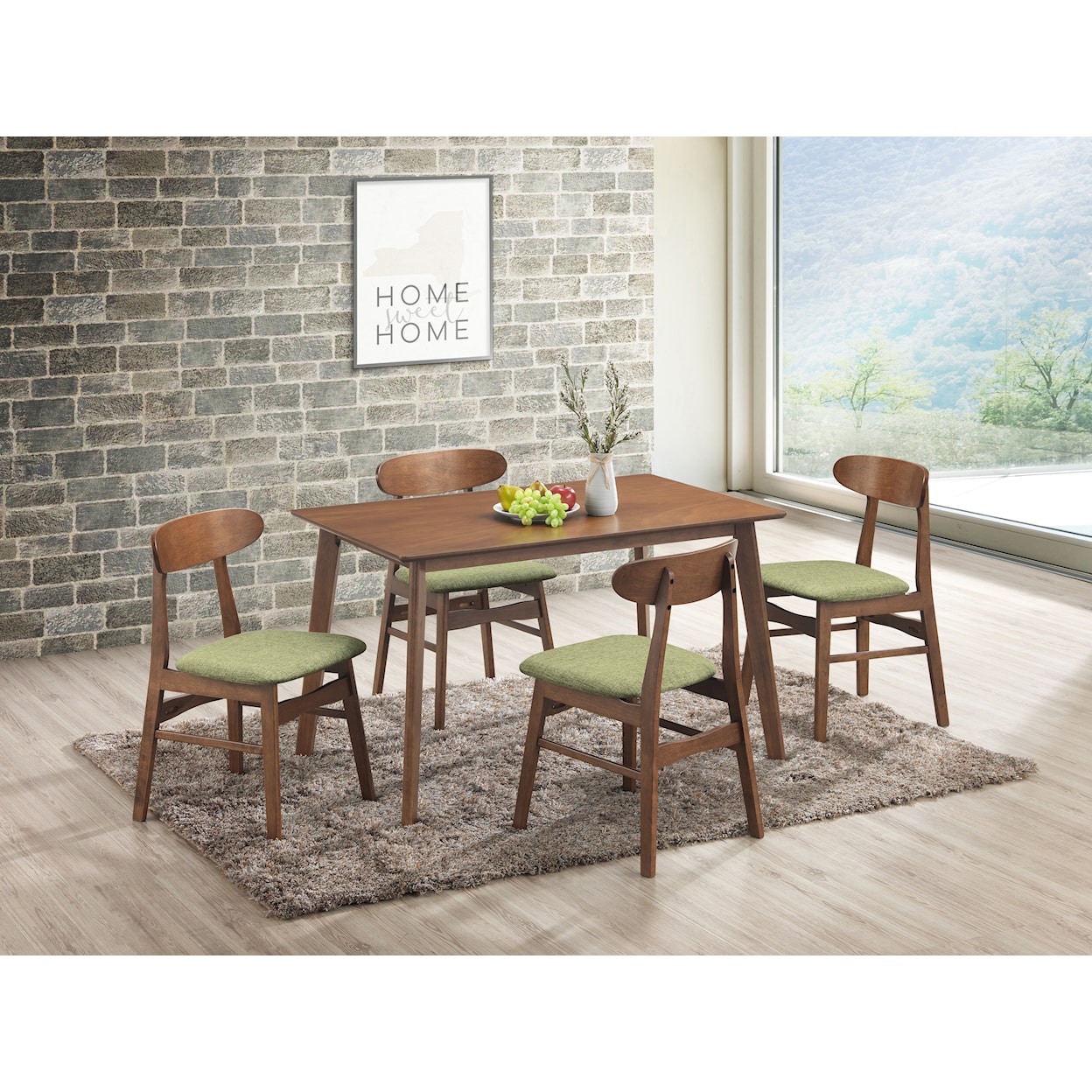 New Classic Furniture Morocco 5-Piece Dining Set
