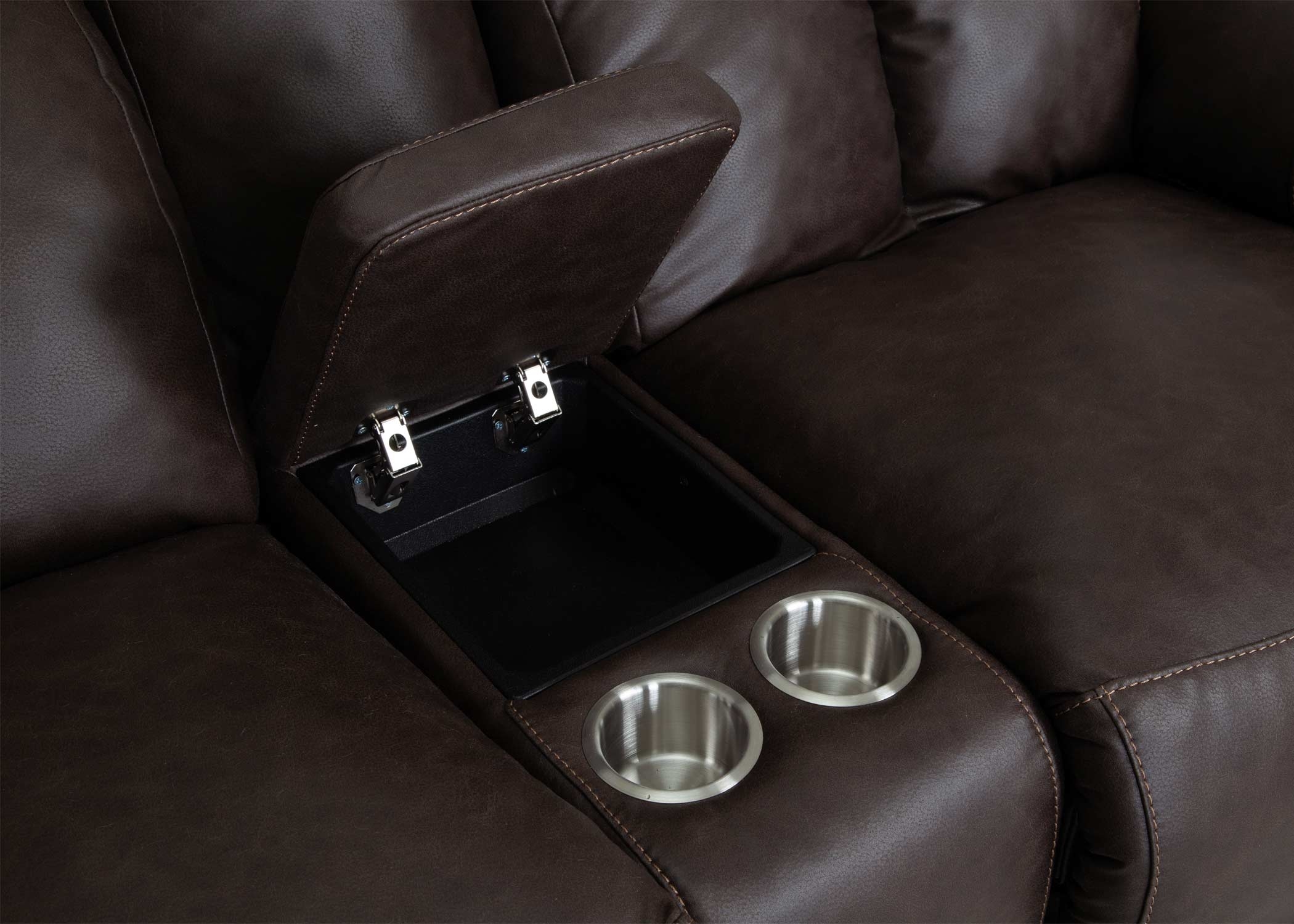 Franklin 653 Warner Power Reclining Console Loveseat