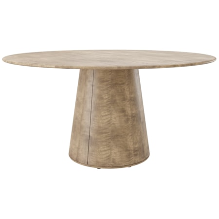 60" Round Pedestal Dining Table
