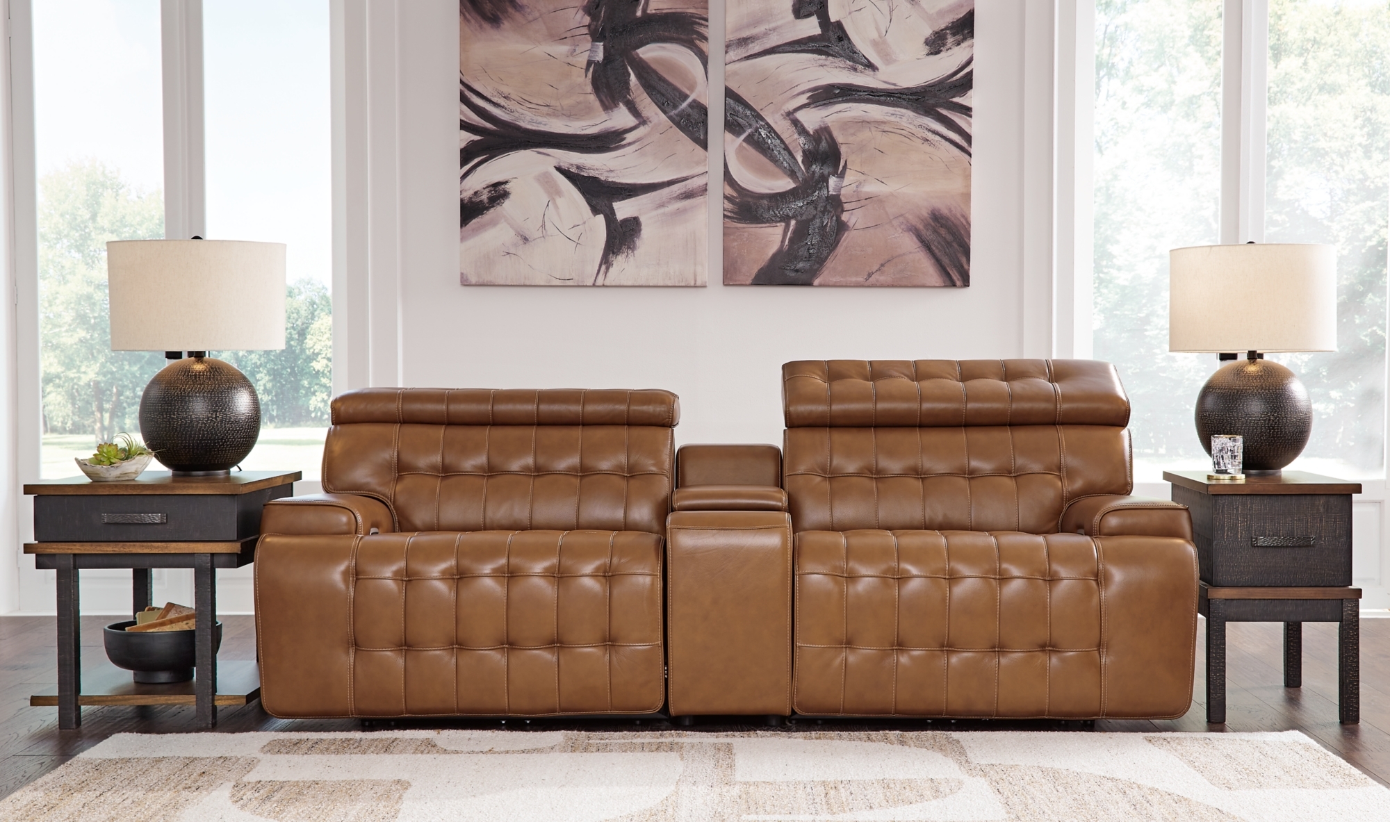 Reclining Sectional Loveseat