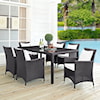 Modway Convene Outdoor 7 Piece Dining Set