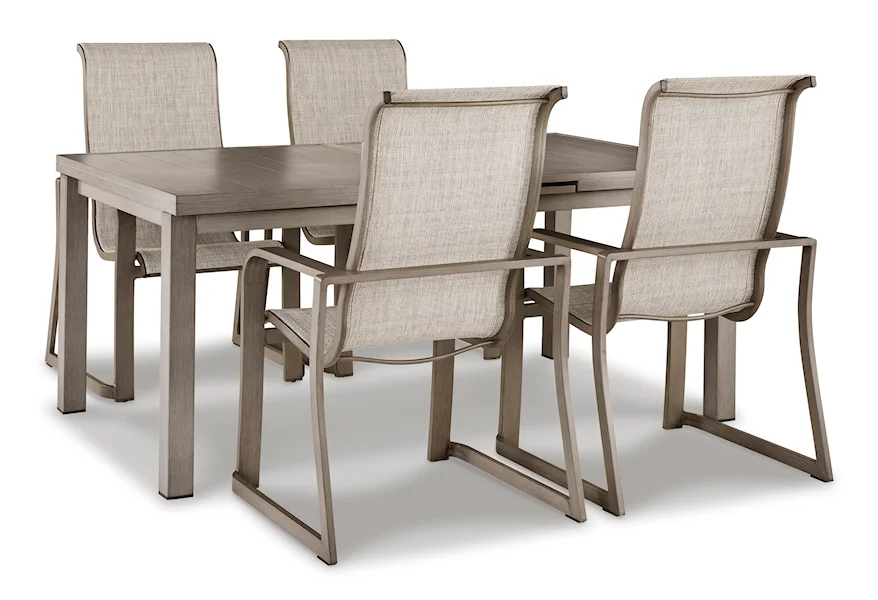 Beach Front 5-Piece Outdoor Dining Set by Signature Design by Ashley at Schewels Home