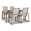 Benchcraft Beach Front 5-Piece Outdoor Dining Set