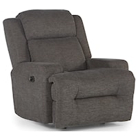 Contemporary Power Space Saver Recliner with USB Port