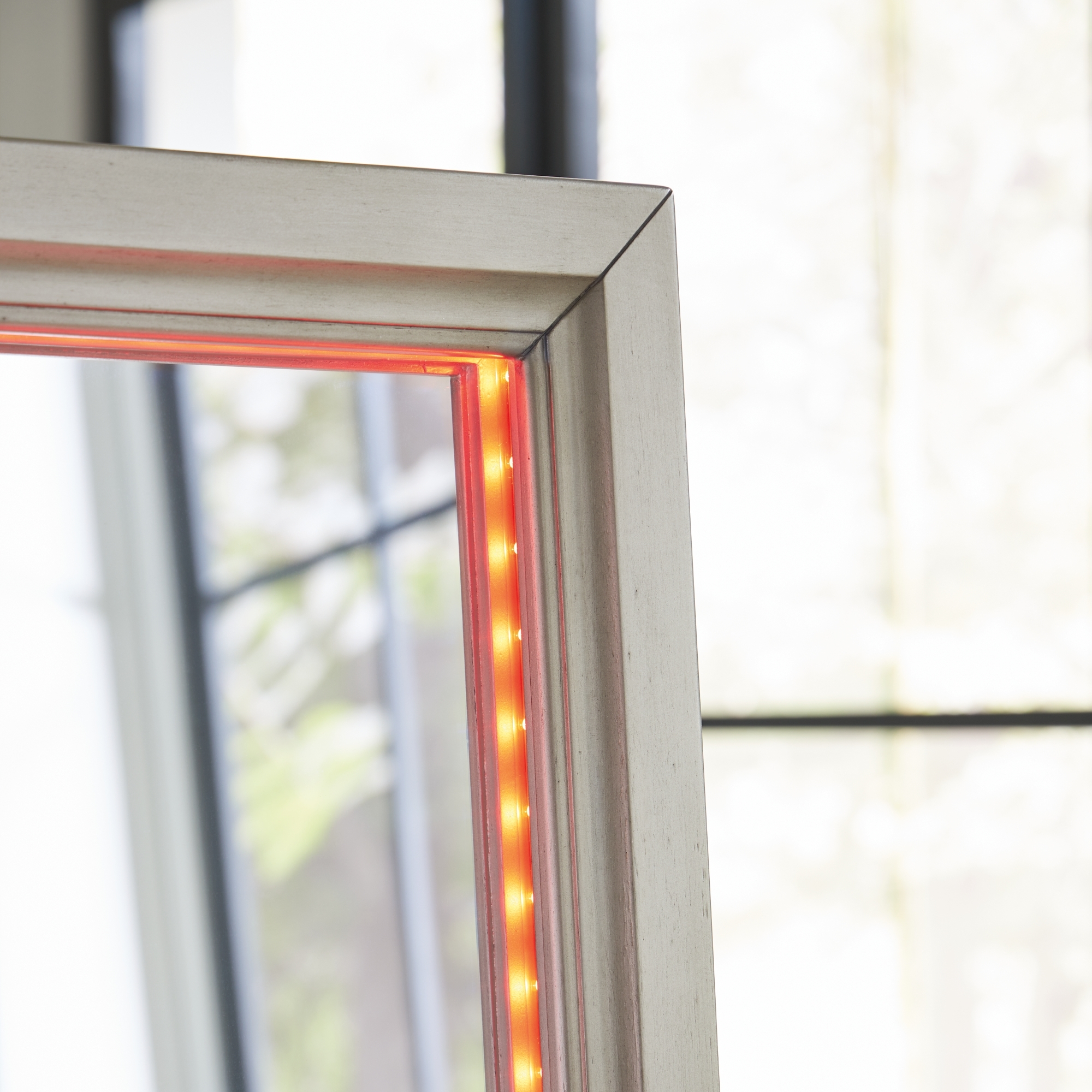 Signature Design by Ashley Evesen Floor Standing Mirror/Storage